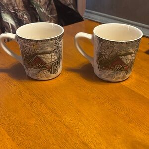 Johnson Bros The Covered Bridge Ceramic Mug Set The Friendly Village